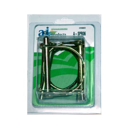 A & I Products Pin, 5/16" x 2-1/4", Round Lock, (5 pk) 8" x6" x2" A-SPR106